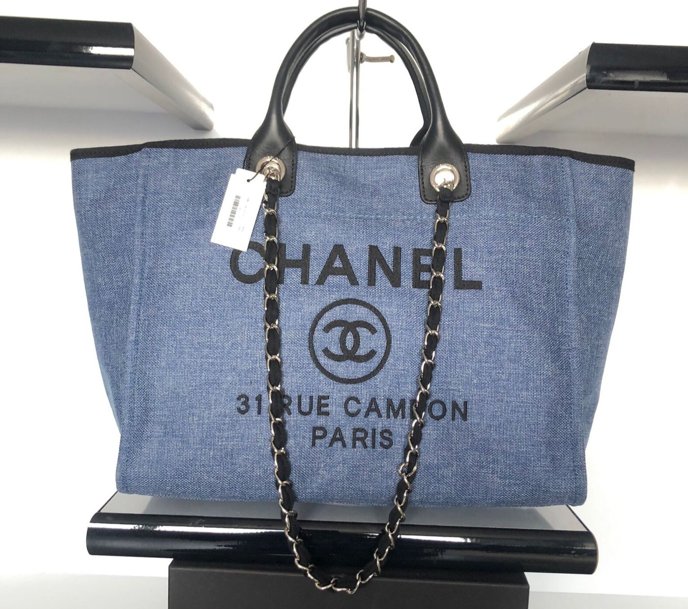 Mıxed Fıbers Calfskın Small Deauvılle Tote Bag