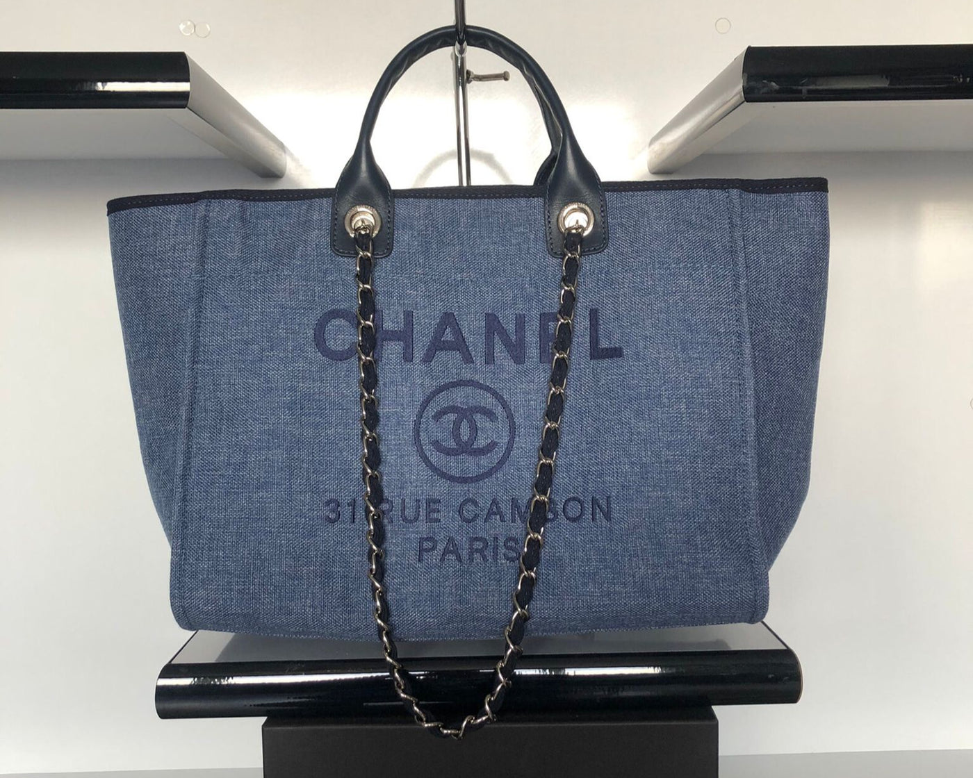 Mıxed Fıbers Calfskın Small Deauvılle Tote Bag