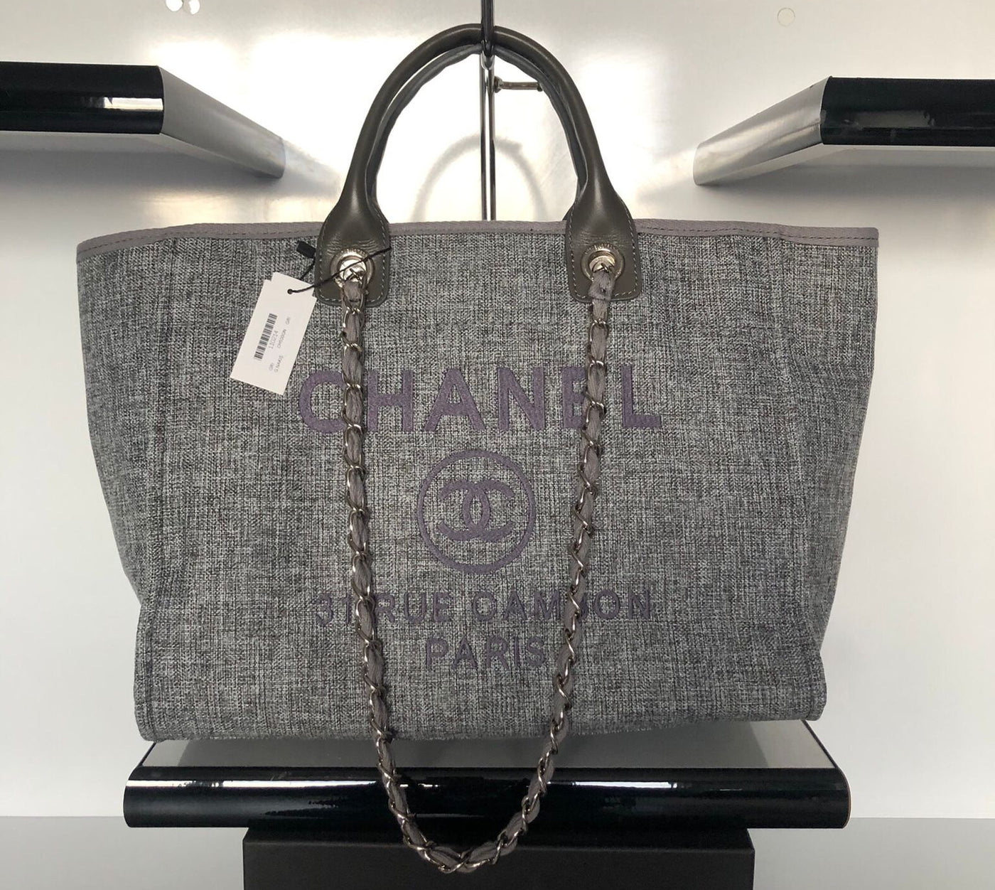 Mıxed Fıbers Calfskın Small Deauvılle Tote Bag
