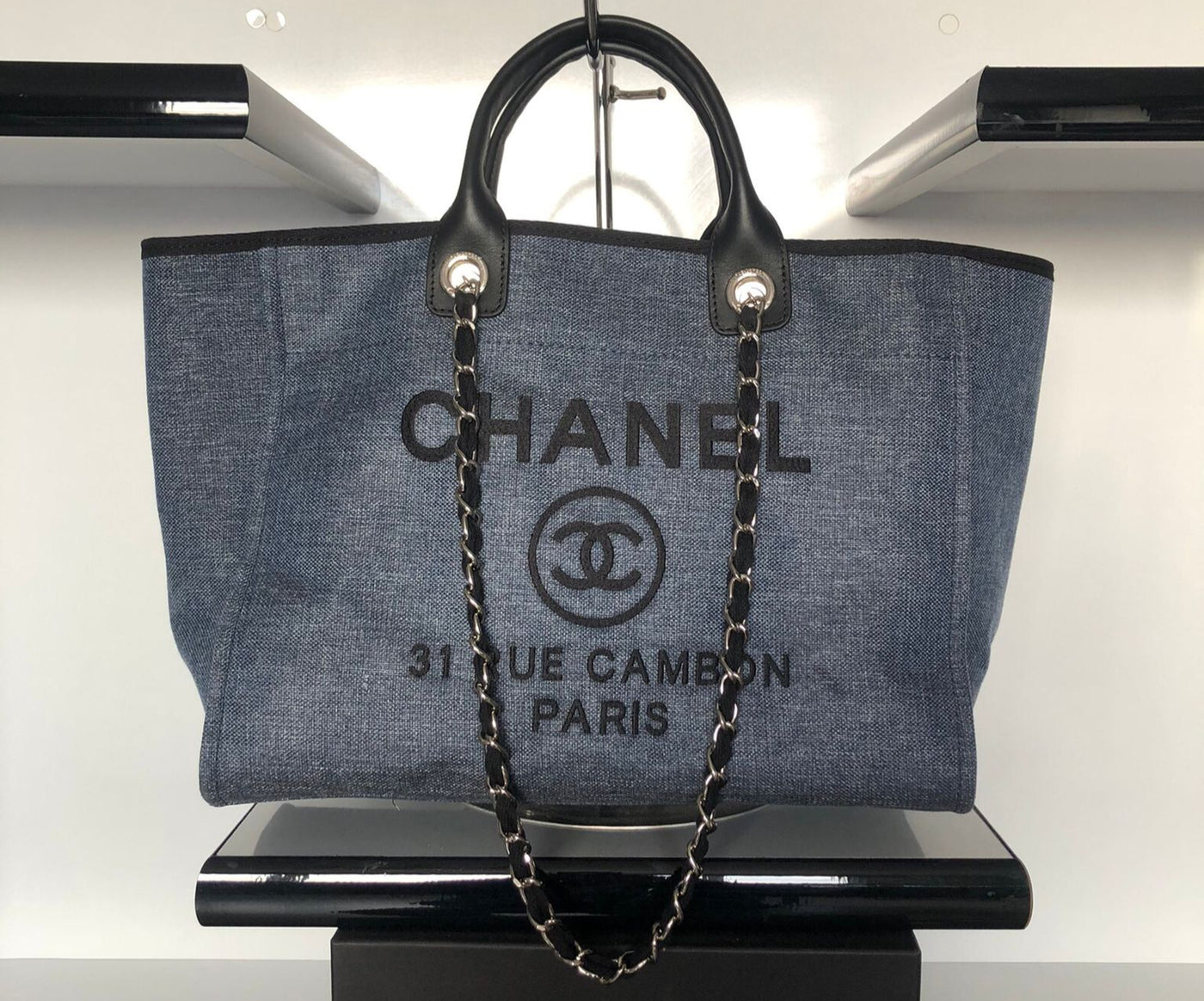 Mıxed Fıbers Calfskın Small Deauvılle Tote Bag
